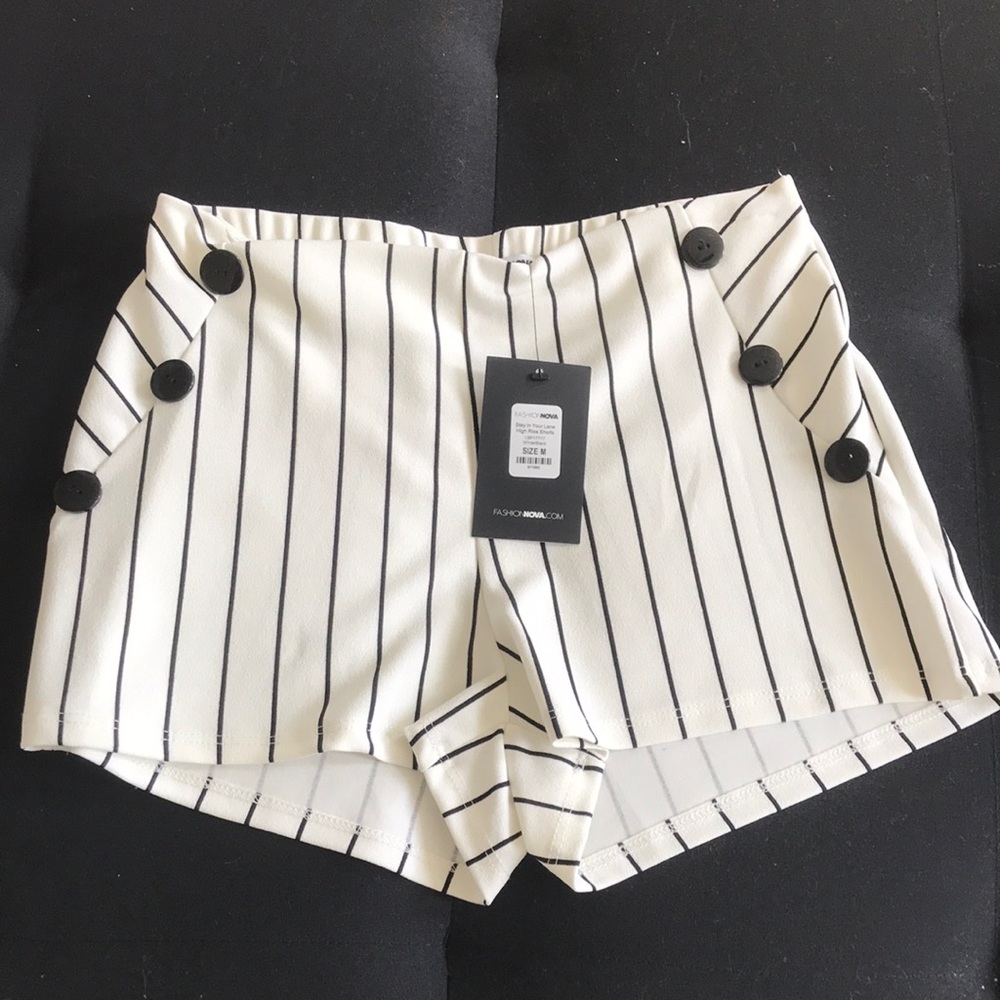 Striped shorts